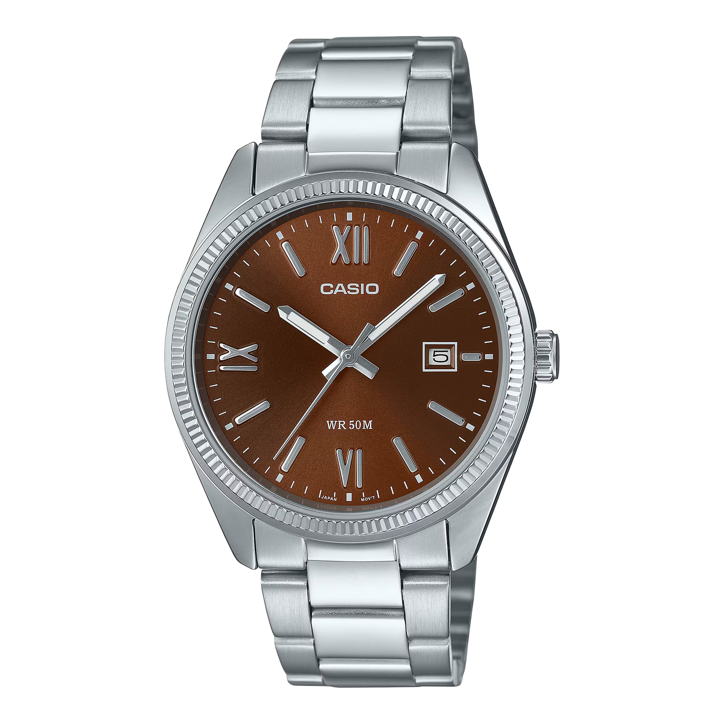 CASIO MTP-1302DD-5AV BROWN 38.5MM QUARTZ ANALOG WATCH