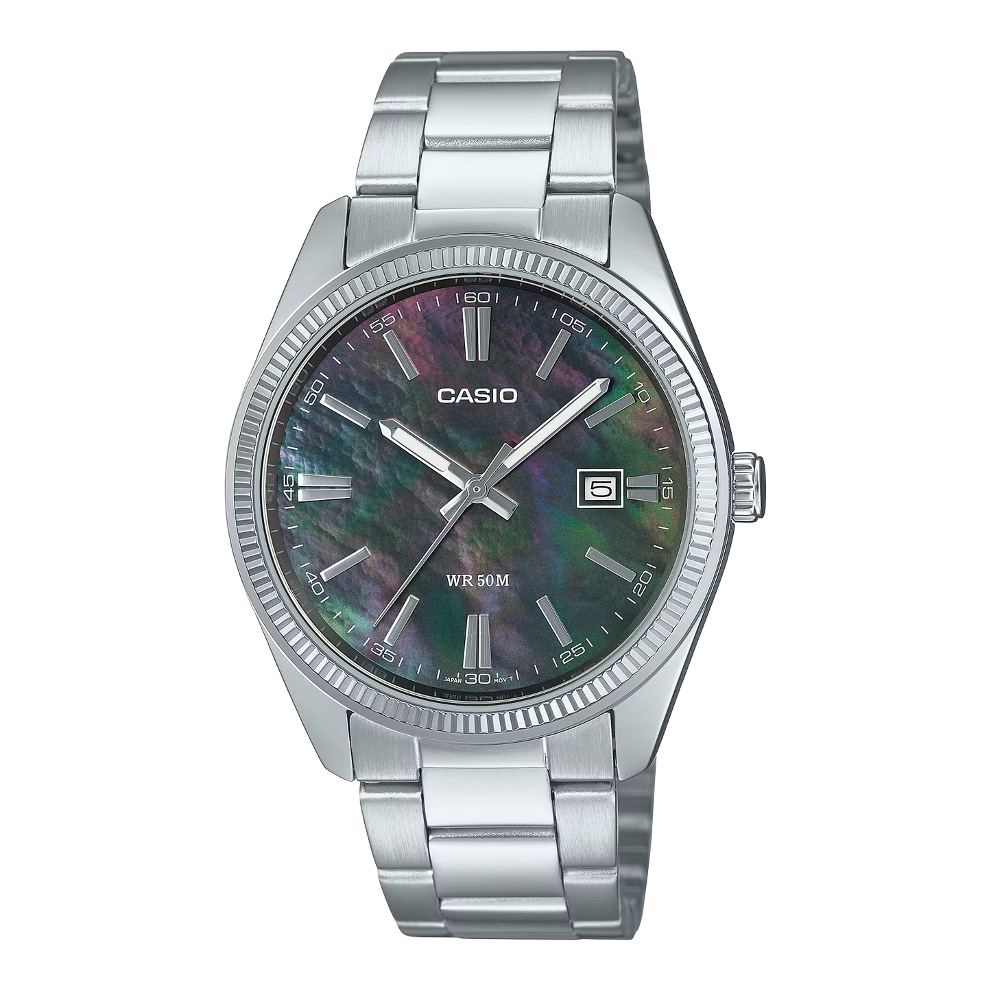 CASIO MTP-1302DS-1AV MTP1302 MOP 38.5MM QUARTZ ANALOG WATCH