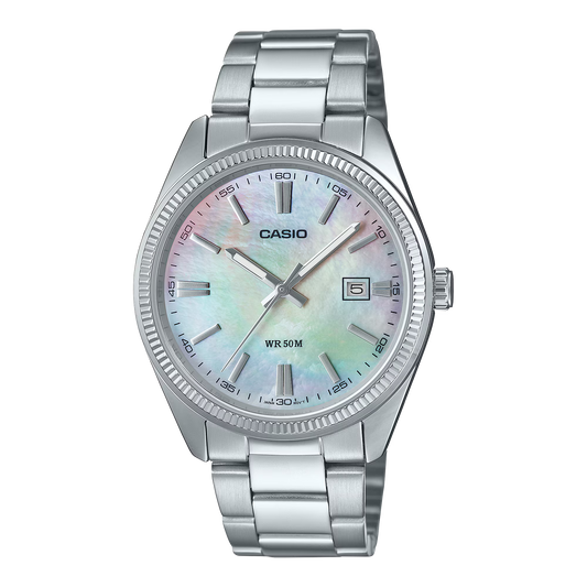 CASIO MTP-1302DS-7AV MTP-1302DS-7A MOP 38.5MM QUARTZ ANALOG WATCH