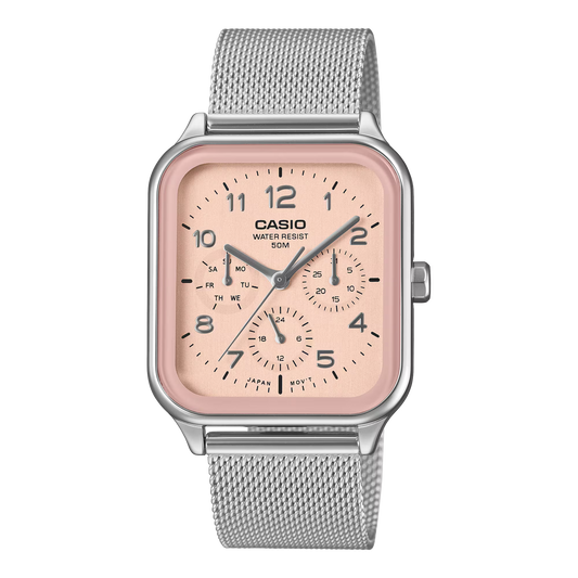 CASIO MTP-M306M-4AV NEW QUARTZ ANALOG CHAMPAGNE DIAL MEN'S WATCH
