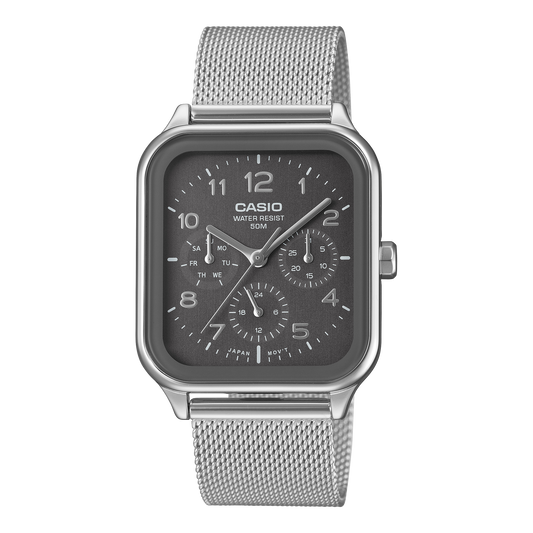 CASIO MTP-M306M-8AV NEW QUARTZ ANALOG GRAY DIAL MEN'S WATCH