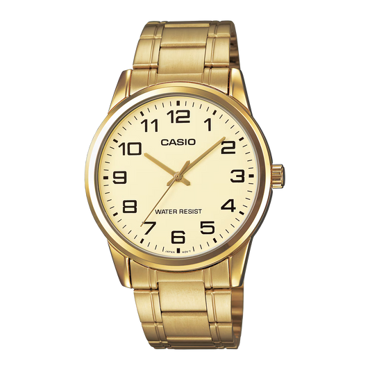 CASIO MTP-V001G-9B GOLD TONE STAINLESS STEEL QUARTZ MEN'S WATCH