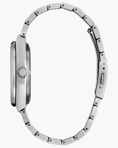CITIZEN NJ0180-80A "ZENSHIN" AUTOMATIC SUPER TITANIUM WHITE DIAL WATCH