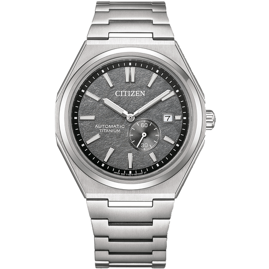 CITIZEN NJ0180-80H "ZENSHIN" AUTOMATIC SUPER TITANIUM GREY DIAL WATCH