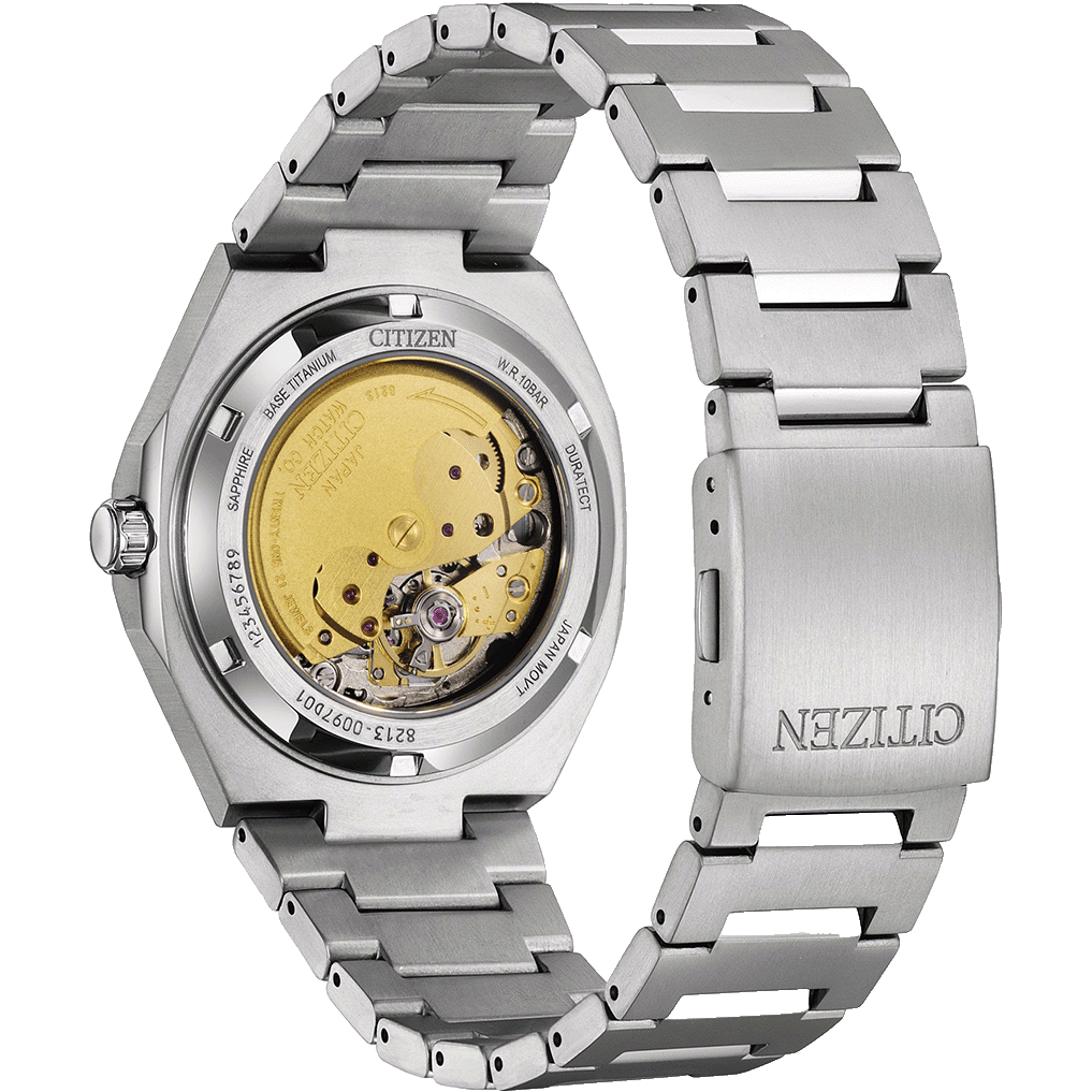 CITIZEN NJ0180-80H "ZENSHIN" AUTOMATIC SUPER TITANIUM GREY DIAL WATCH