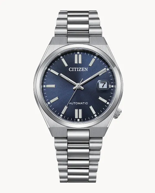 CITIZEN NJ0200-50M TSUYOSA AUTOMATIC NAVY BLUE DIAL 37MM WATCH