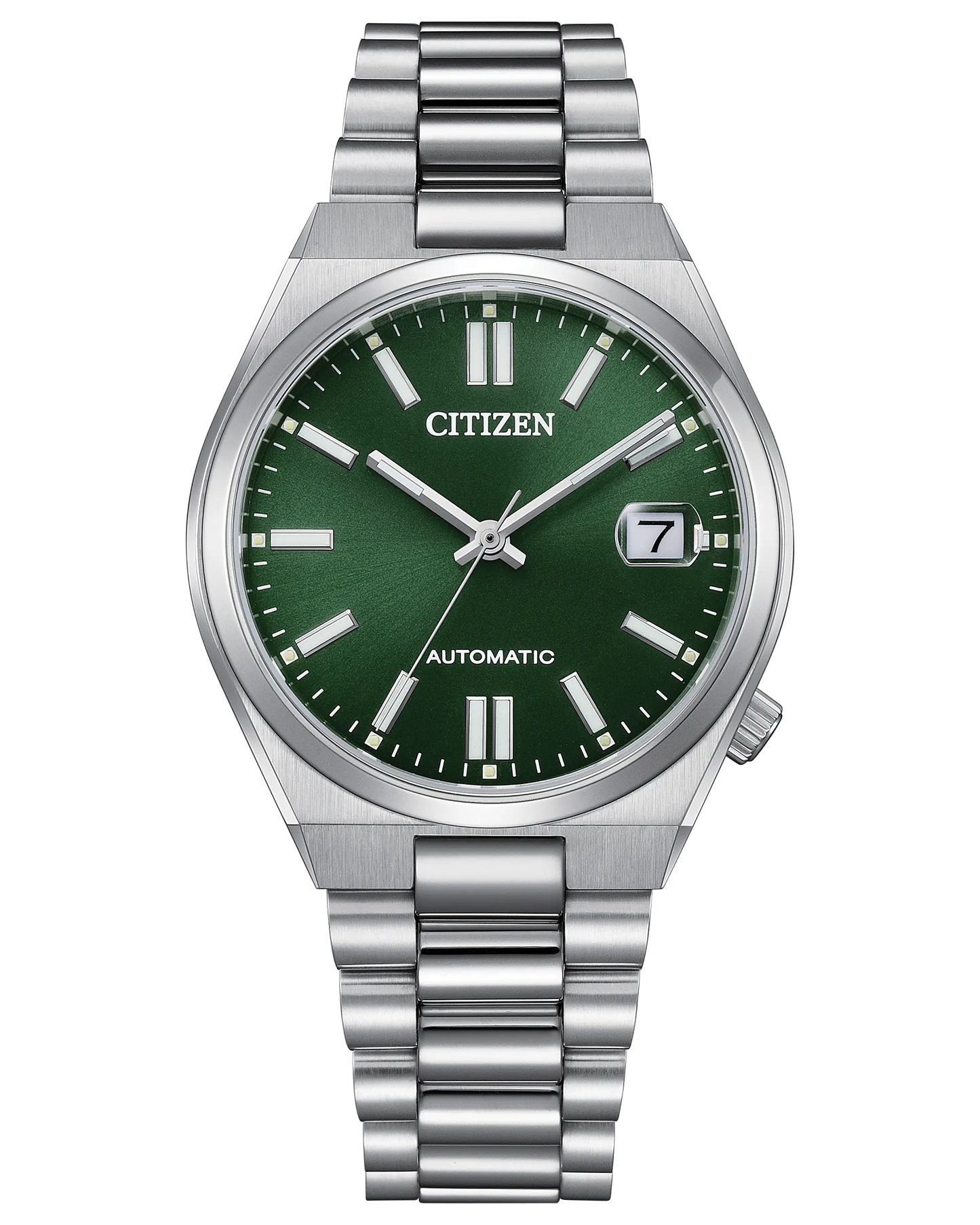 CITIZEN NJ0200-50X TSUYOSA AUTOMATIC GREEN DIAL 37MM WATCH