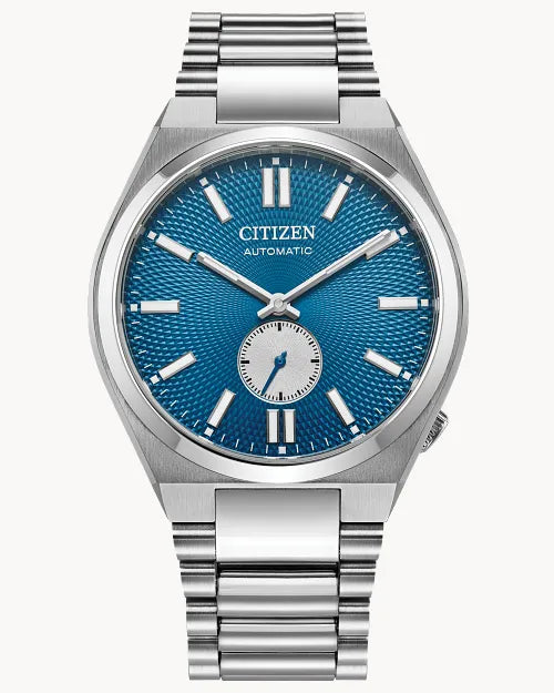 CITIZEN NK5010-51L TSUYOSA SMALL SECONDS AUTOMATIC BLUE DIAL MENS WATCH