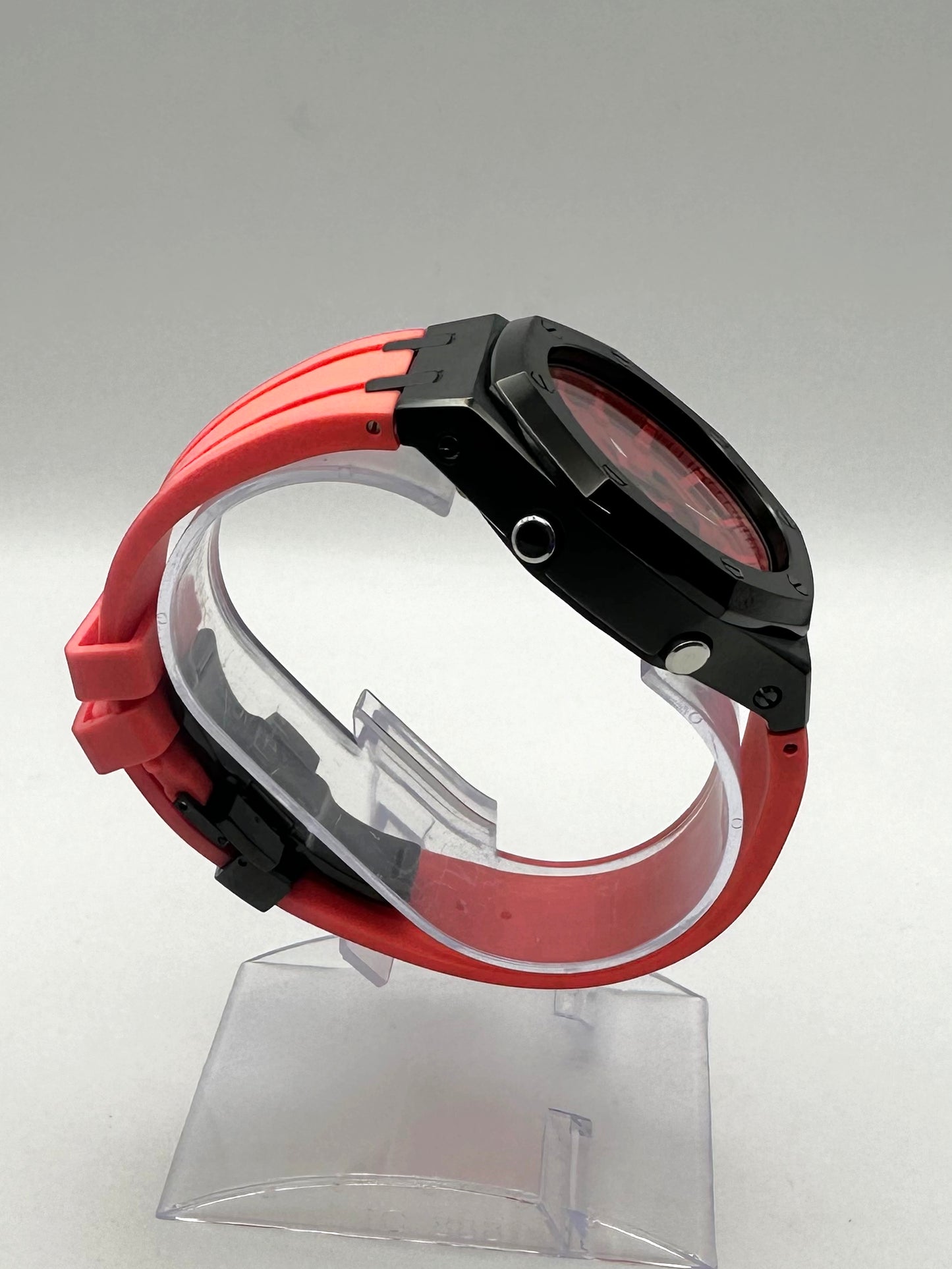 CASIOAK RED / BLACK PVD G-SHOCK MOD GA2100 GA-2100 MEN’S WATCH