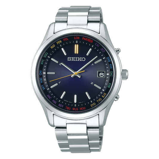 SEIKO SELECTION SBTM279J WORLD TIME LTD EDITION MEN'S WATCH