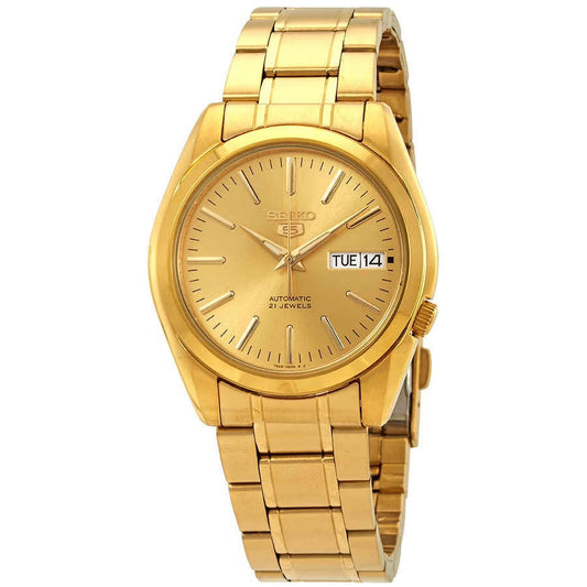 SEIKO 5 SNKE56K1 SNKE56K AUTOMATIC STAINLESS STEEL GOLD WATCH