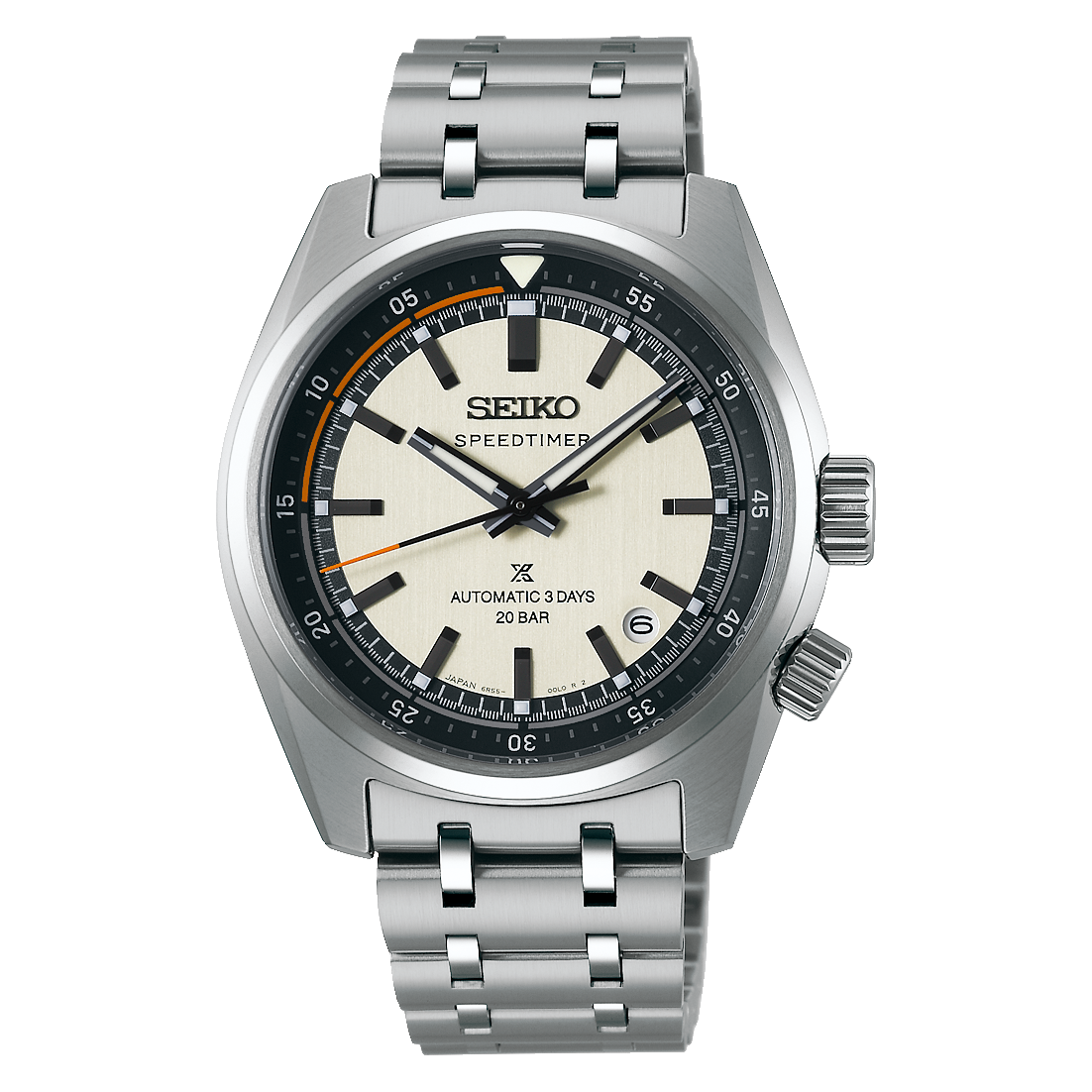 SEIKO PROSPEX SPB513J1 SPEEDTIMER 39.5MM WHITE DIAL AUTOMATIC MEN'S WATCH