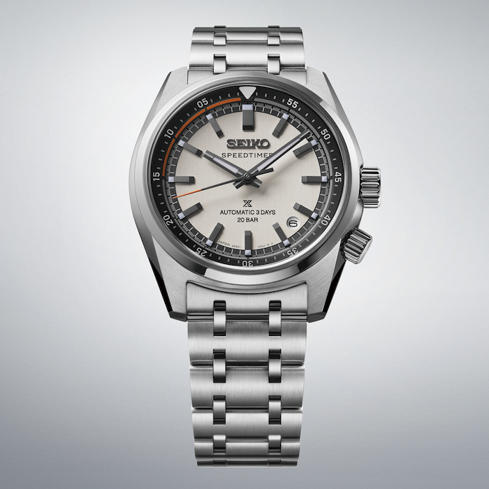 SEIKO PROSPEX SPB513J1 SPEEDTIMER 39.5MM WHITE DIAL AUTOMATIC MEN'S WATCH