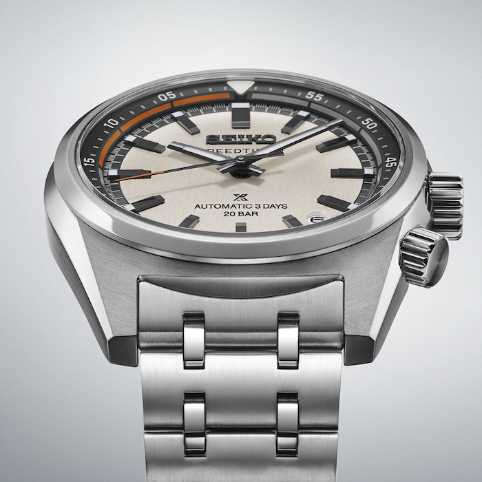 SEIKO PROSPEX SPB513J1 SPEEDTIMER 39.5MM WHITE DIAL AUTOMATIC MEN'S WATCH