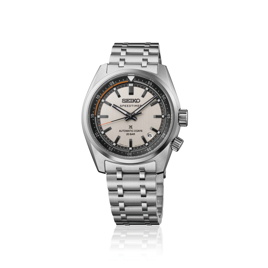SEIKO PROSPEX SPB513J1 SPEEDTIMER 39.5MM WHITE DIAL AUTOMATIC MEN'S WATCH