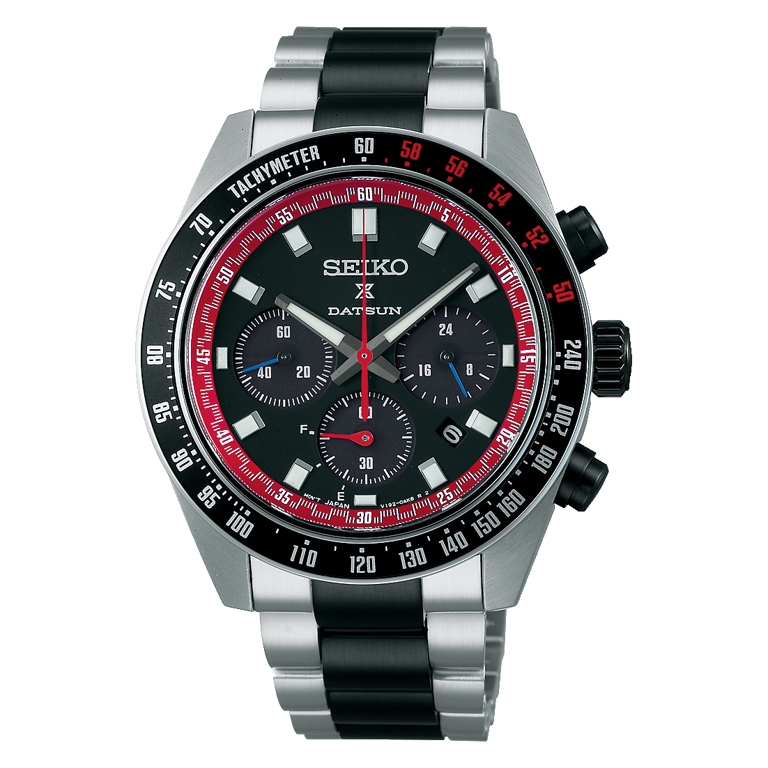 SEIKO PROSPEX SSC957P1 SPEEDTIMER DATSUN 24OZ LE SOLAR QUARTZ MEN'S WATCH