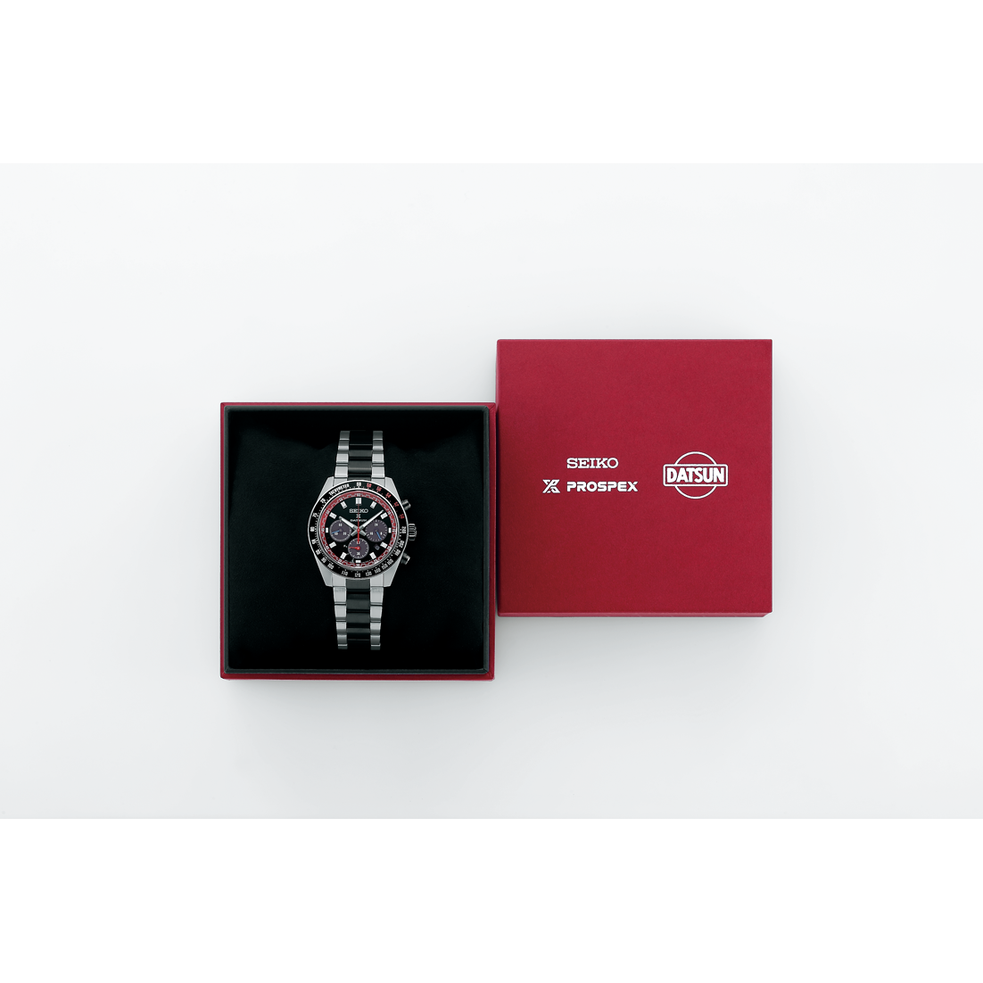 SEIKO PROSPEX SSC957P1 SPEEDTIMER DATSUN 24OZ LE SOLAR QUARTZ MEN'S WATCH