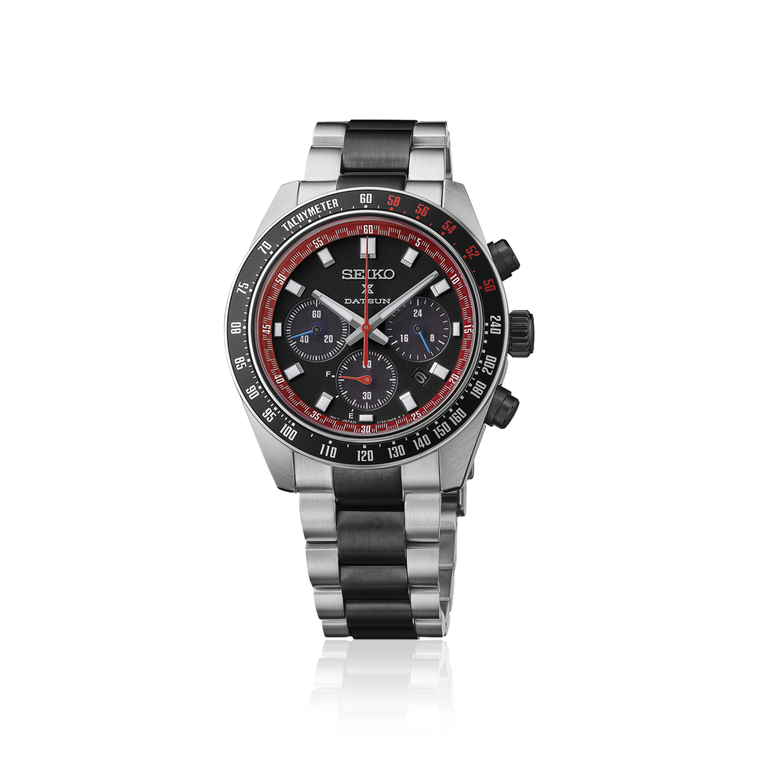 SEIKO PROSPEX SSC957P1 SPEEDTIMER DATSUN 24OZ LE SOLAR QUARTZ MEN'S WATCH