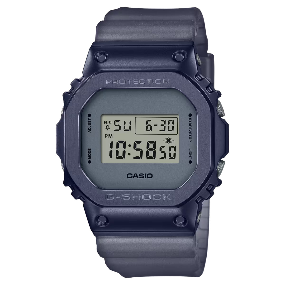 CASIO G-SHOCK GM-5600MF-2 BLUE STEEL/RESIN DIGITAL WATCH