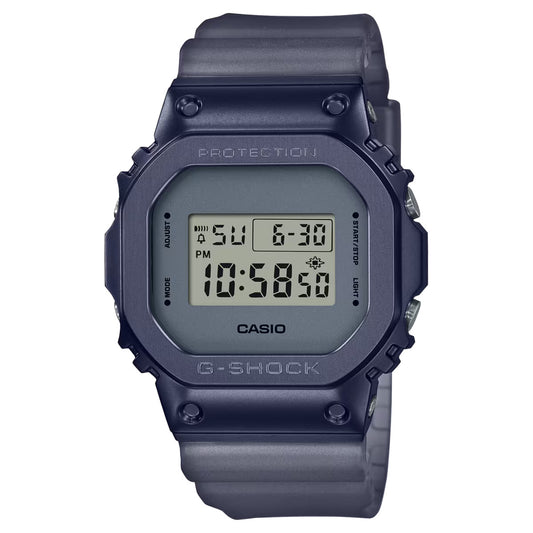 CASIO G-SHOCK GM-5600MF-2 BLUE STEEL/RESIN DIGITAL WATCH