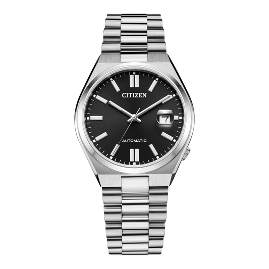 CITIZEN NJ0150-81E TSUYOSA AUTOMATIC BLACK DIAL WATCH