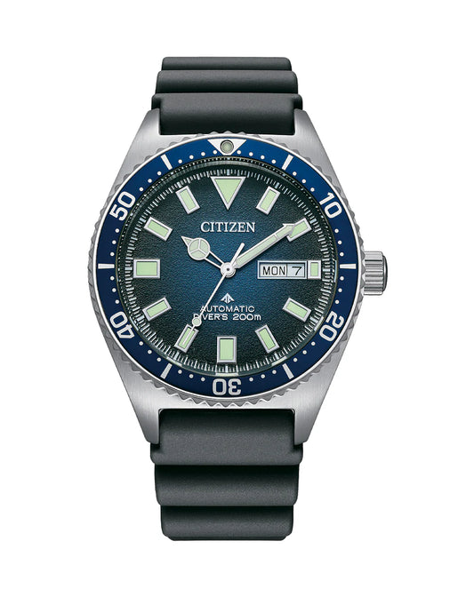 CITIZEN PROMASTER NY0129-07L AUTOMATIC BLUE DIAL DIVE WATCH