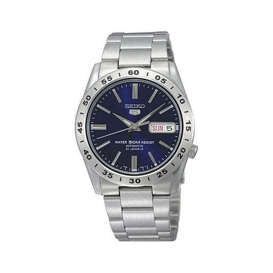 SEIKO 5 SNKD99K1 AUTOMATIC STAINLESS STEEL BLUE DIAL WATCH 37MM